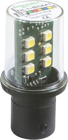 Кластер светодиодный 230В белый Schneider Electric DL1BDM1