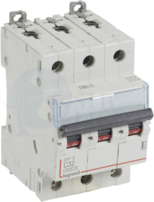 Автомат 3P 32А DX3-E (6 кА, C) Legrand 407294