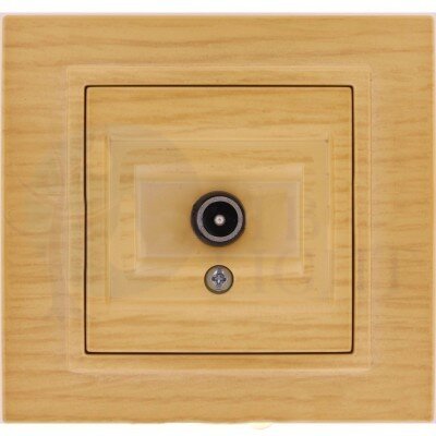 Розетка телевизионная проходная Zena (TV, в сборе, с/у) ABB 500-012700-272