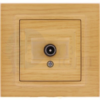 Розетка телевизионная проходная Zena (TV, в сборе, с/у) ABB 500-012700-272