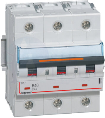 Автомат 3P 40А DX3 (25 кА, B) Legrand 409733