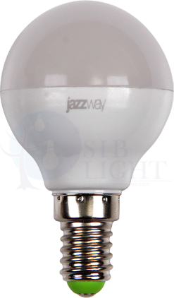 Лампа светодиодная PLED-SP-G45 7Вт шар 5000К холод. бел. E14 540лм 230В 469060 Jazzway 1027870