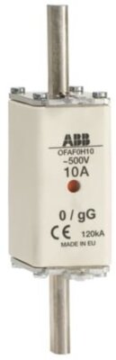 Предохранитель OFAF0aM125 125A тип аМ размер0, до 500В ABB 1SCA022697R6090