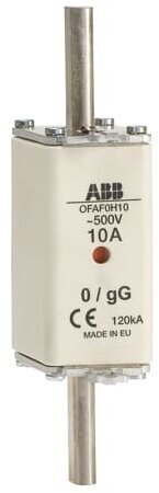 Предохранитель OFAF0aM125 125A тип аМ размер0, до 500В ABB 1SCA022697R6090
