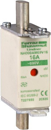 ПРЕДОХРАНИТЕЛЬ ТИП АМ,РАЗМЕР 00.16А Schneider Electric DF2FGA16