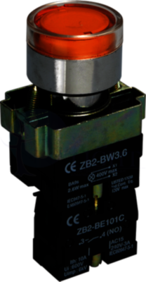 Кнопка управления LAY5-BW3561 с подсветкой желтый 1з IEK BBT50-BW-K05