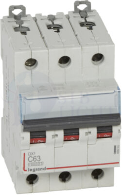 Автомат 3P 63А DX3 (16 кА, C) Legrand 409260