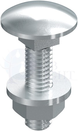 БОЛТ С ГАЙКОЙ В13,ОЦИНКОВАННЫЙ Schneider Electric 1149184