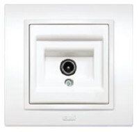 Розетка телевизионная проходная Zena (TV, в сборе, с/у) ABB 500-012800-272