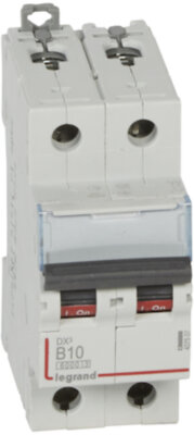 Автомат 2P 10А DX3 (10 кА, B) Legrand 407507