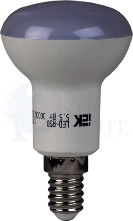 Лампа светодиодная PRO R50 рефлектор 5.5Вт 420Лм 230В 4000К E14 (коробка) IEK LL-R50-5-230-40-E14