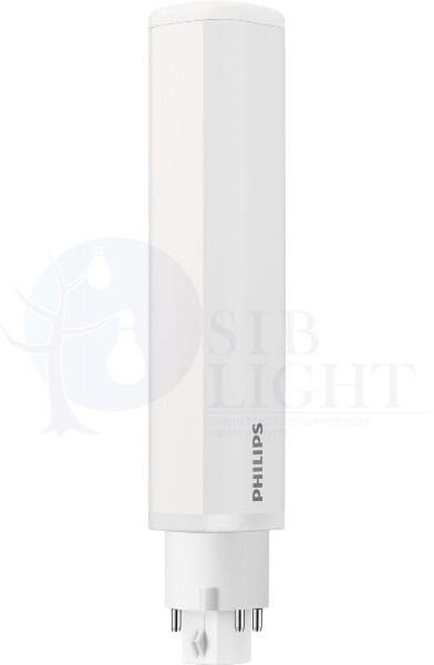 Светодиодная лампа Philips G24q3 9W = 18W нейтральный белый свет EyeComfort арт. 929001200902