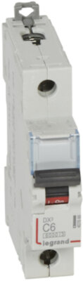 Автомат 1P 6А DX3 (10 кА, C) Legrand 407666