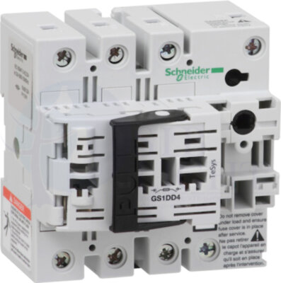 РУБИЛЬНИК 4X32A 10X38 Schneider Electric GS1DD4