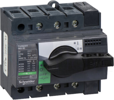 выключатель-разъеденитель INS80 3П Schneider Electric 28904