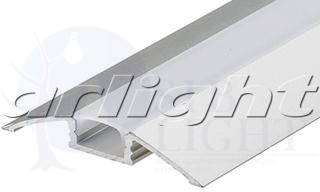 Профиль с экраном ALU-FLAT-2000 ANOD+FROST Arlight 014896