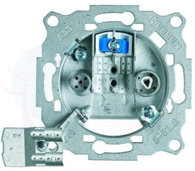 Розетка телевизионная Niessen (TV+R, механизм, с/у, звезда) ABB 8150