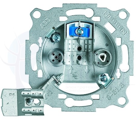 Розетка телевизионная Niessen (TV+R, механизм, с/у, звезда) ABB 8150