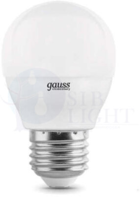 Elementary Лампа LED Globe, 10W, E27, 4100K Gauss 53220