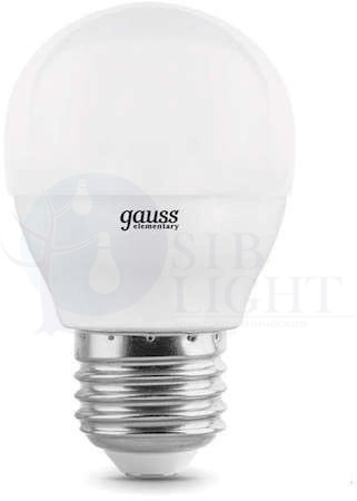 Elementary Лампа LED Globe, 10W, E27, 4100K Gauss 53220