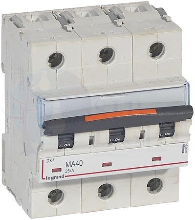 Автомат 3P 40А DX3 (25 кА, MA) Legrand 409884