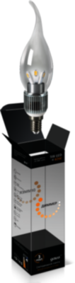 Лампа Gauss LED Candle Tailed Crystal clear 5W E27 2700K диммируемая 1/10/100