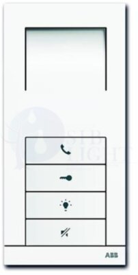Абонентское устройство, аудио, 4 клавиши, белое ABB 83210 AP-624-500