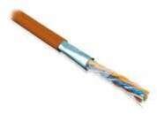 Витая пара экран FTP F/UTP категория 5e 4 пары 24 AWG одножильный LSZH (305м) серый Hyperline 45788