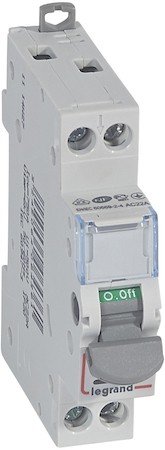 Выключатель-разъединитель с индикатором 2 полюса, 20А Legrand 406436