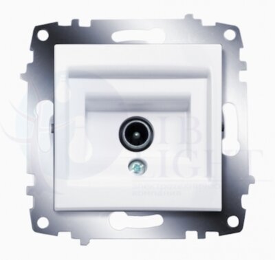 Розетка телевизионная проходная Zena (TV, в сборе, с/у) ABB 609-010200-272