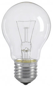 Лампа накаливания A55 шар прозрачная 40Вт E27 IEK