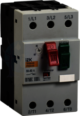 Пускатель ПРК64-63 In=64A Ir=40-63A Ue 660В IEK DMS22-63