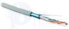 Витая пара экран FTP категория 5 2 пары 24 AWG одножильный LSZH (500м) Hyperline 41479
