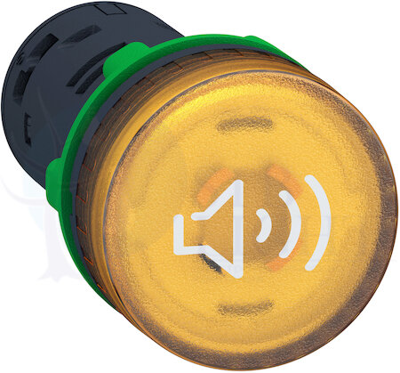 ЗУММЕР, НЕПР./ПРЕР.СИГН., ЖЕЛТ.ПОДС,230В Schneider Electric XB5KS2M8