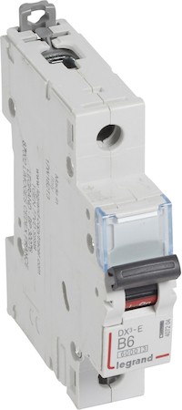 Автомат 1P 6А DX3-E (6 кА, B) Legrand 407204