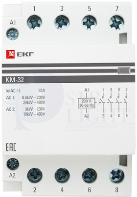 Контактор мод. КМ 40А 3NО+NC (3 мод.) EKF km-3-40-31