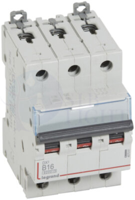Автомат 3P 16А DX3 (10 кА, B) Legrand 407561