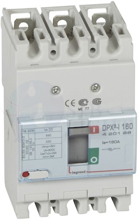 DPX3 160 Автоматический выключатель 3P 160А Legrand 420198
