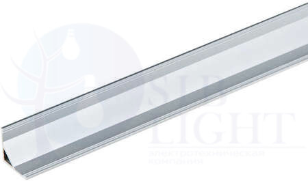 UFE-A05 SILVER 200 POLYBAG Накладной профиль для светодиодной ленты, анодированный алюминий. Длина 200 см. ТМ Uniel Uniel UL-00000599
