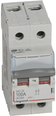 Выключатель-разъединитель 2 полюса, 100А Legrand 406449