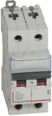Автомат 2P 10А DX3 (10 кА, D) Legrand 408029