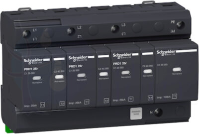 PRD 1 25r ОПН со смен. карт. 3P+N Schneider Electric 16332