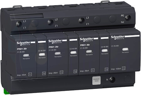 PRD 1 25r ОПН со смен. карт. 3P+N Schneider Electric 16332
