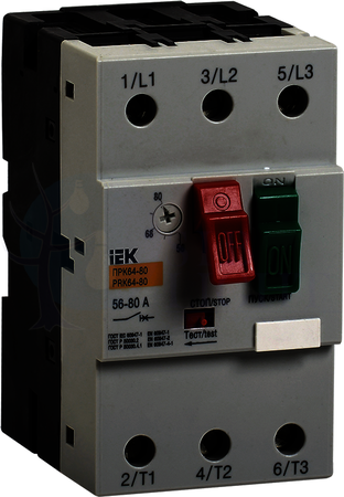 Пускатель ПРК64-80 In=80A Ir=56-80A Ue 660В IEK DMS22-80