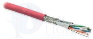 Витая пара экран экранированная S/FTP категория 7 одножильная 4 пары (23 AWG) LSZH нг(С)-HF (500 м) Hyperline 236298