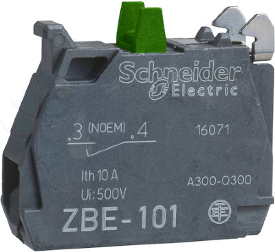 БЛОК-КОНТ. ДЛЯ ВИНТ. КРЕПЛЕНИЯ 1НО Schneider Electric ZBE101