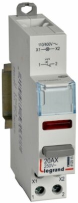 CX3 Выключатель кноп.фикс. 1НЗ кр.индик. 110/400В Legrand 412915
