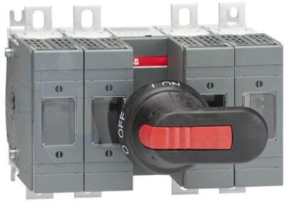 Рубильник OS125GD22N2P с ручкой под предохранители DIN-00 ABB 1SCA115880R1001