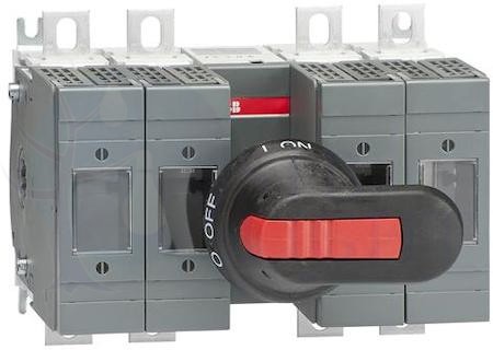 Рубильник OS125GD22N2P с ручкой под предохранители DIN-00 ABB 1SCA115880R1001