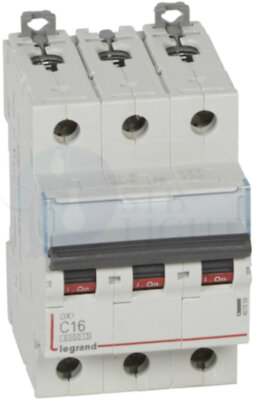 Автомат 3P 16А DX3 (10 кА, C) Legrand 407859